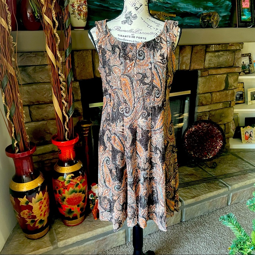 Perceptions Petite Floral Sweat Dress Petite Small